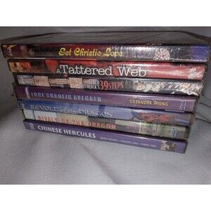 7 Vintage Sealed Dvds Chinese Hercules 39 Steps Lone Shaolin Avenger